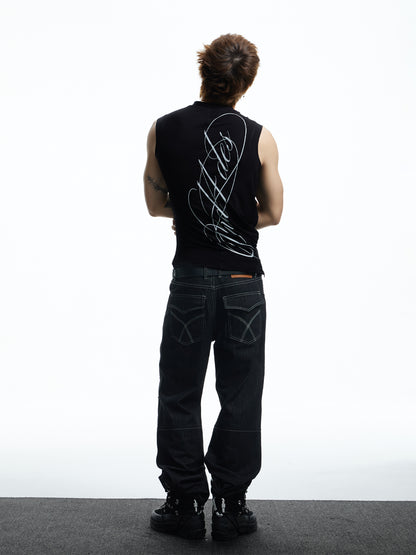 Machete Pattern T-shirt