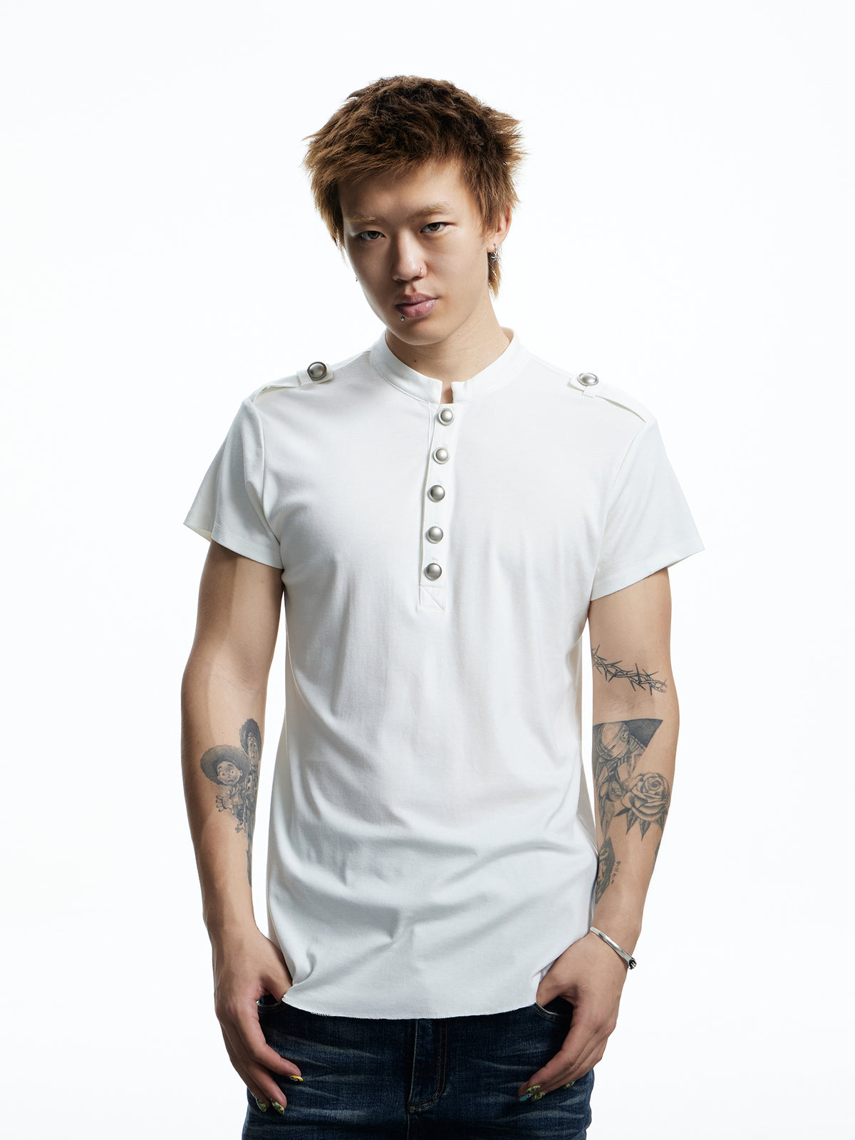 Court Style Henley Shirt