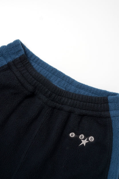 Colorblock Fleece Zip-Up Hoodie & Wide-Leg Sweatpants