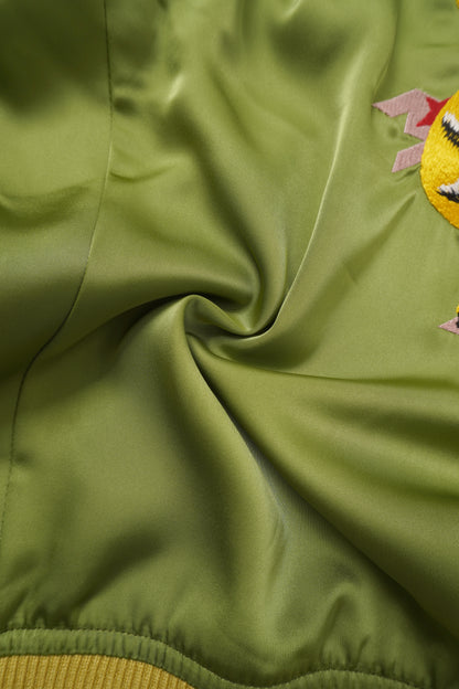 Tiger & Skull Embroidered Sukajan Jacket