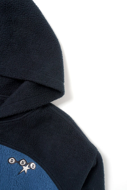 Colorblock Fleece Zip-Up Hoodie & Wide-Leg Sweatpants