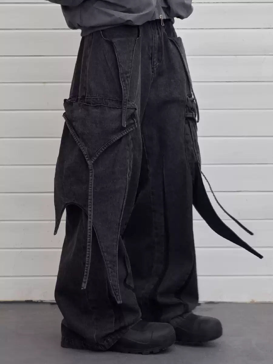 Multi-Layered Deconstructed Cargo Jeans