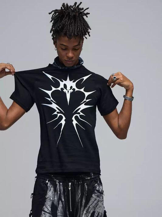 Raven Raglan Sleeve Fitted  T