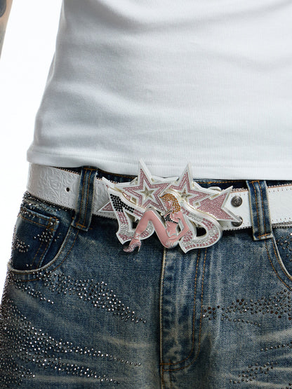Star Lady Rhinestone Belt