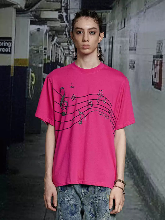Diamonds Music Staff T-Shirt