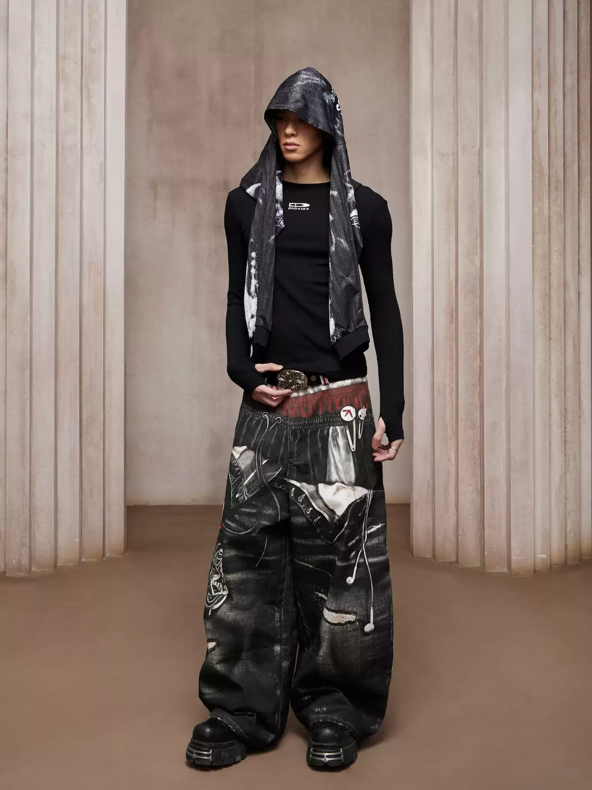 Rage Cerberus Football Hood Scarf