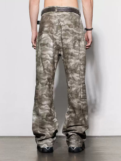 Arc Spliced Tactical Camo Biker Jeans