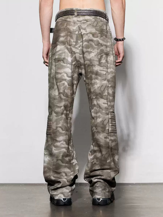 Arc Spliced Tactical Camo Biker Jeans