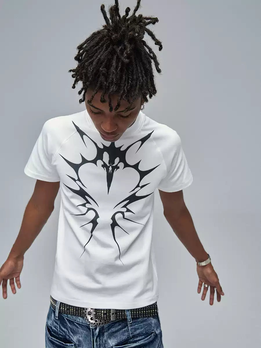 Raven Raglan Sleeve Fitted  T