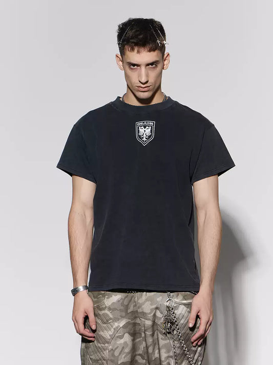 Double-Headed Eagle Distressed T-Shirt