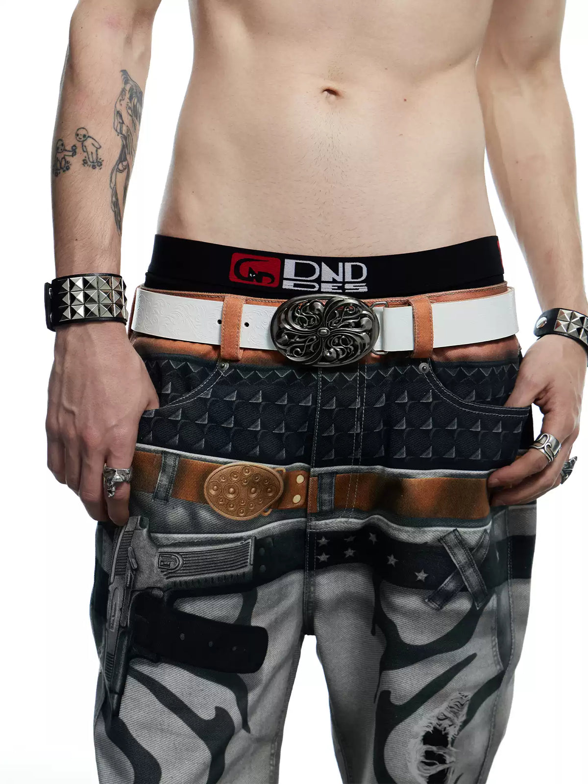 White Honeysuckle Belt