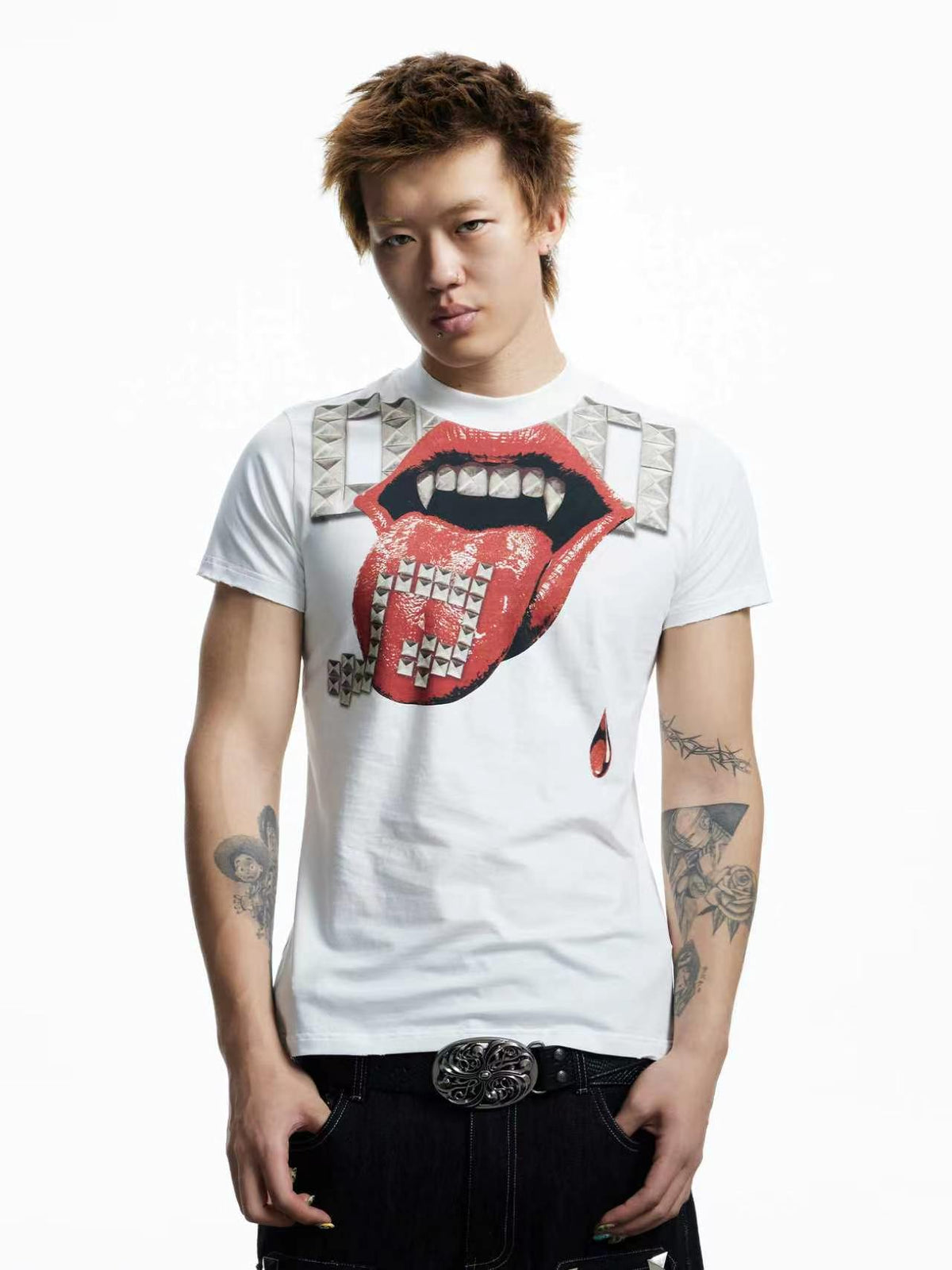 Rivet Tongue T-shirt - image 1 of 5